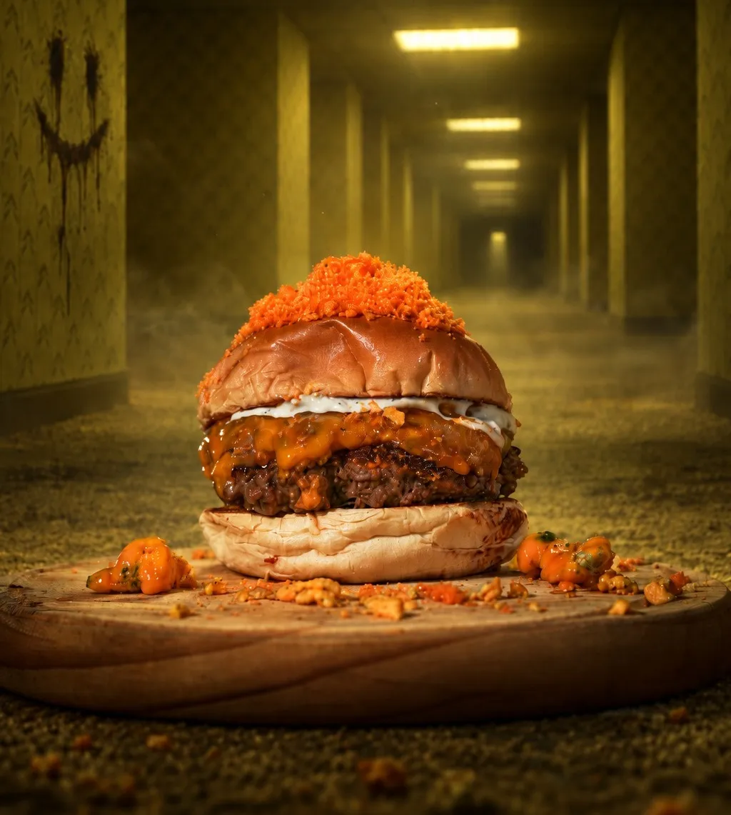 Smash Burger del Mes BackRooms edició limitada de La Smasheria